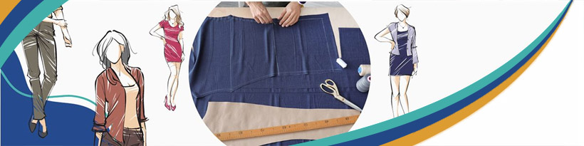 Persona haciendo arreglos en tela