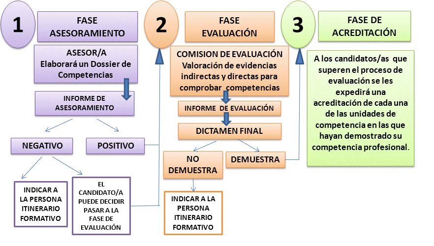 Fases acreditación experiencia laboral