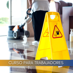 limpieza con utilización de maquinaria